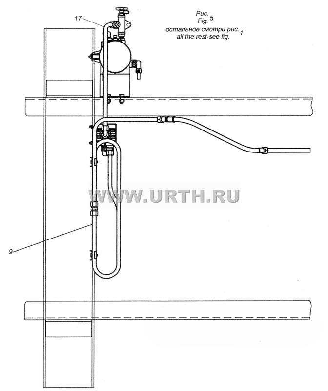 6522-3500006 Установка пневмотормозов